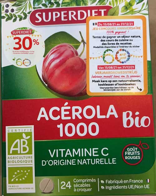 Acérola 100 Bio