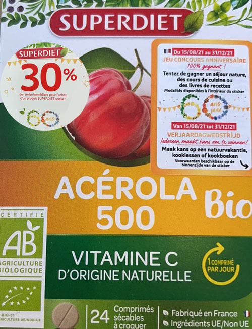 Acérola 500 Bio