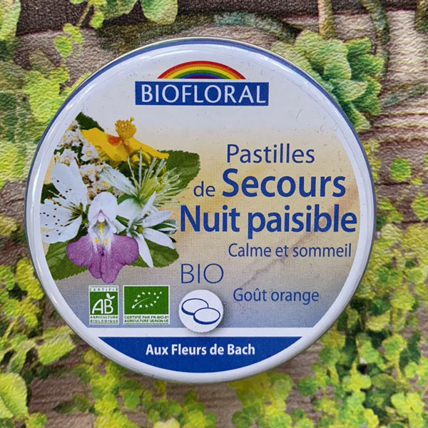 Pastilles de secours nuit paisible Bio