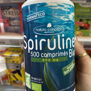 Spiruline 500 comprimé de  500mg