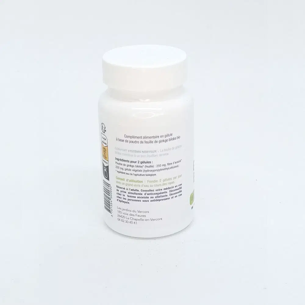 Confort système nerveux : GINKGO BILOBA