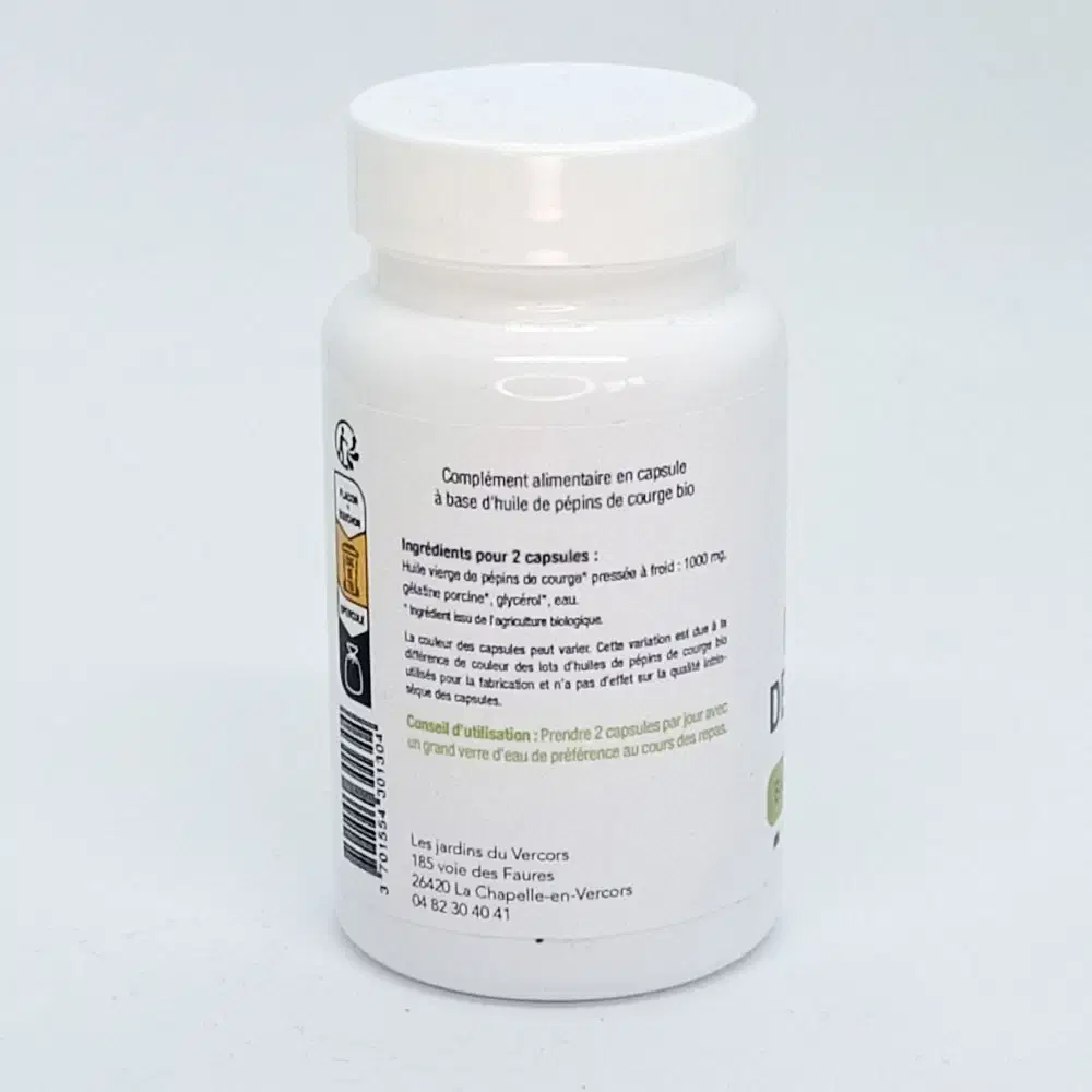 Confort urinaire masculin : pepins de courge