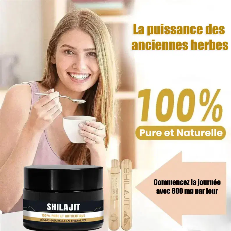 Shilajit pure résine naturelle pot de 30g et 50g