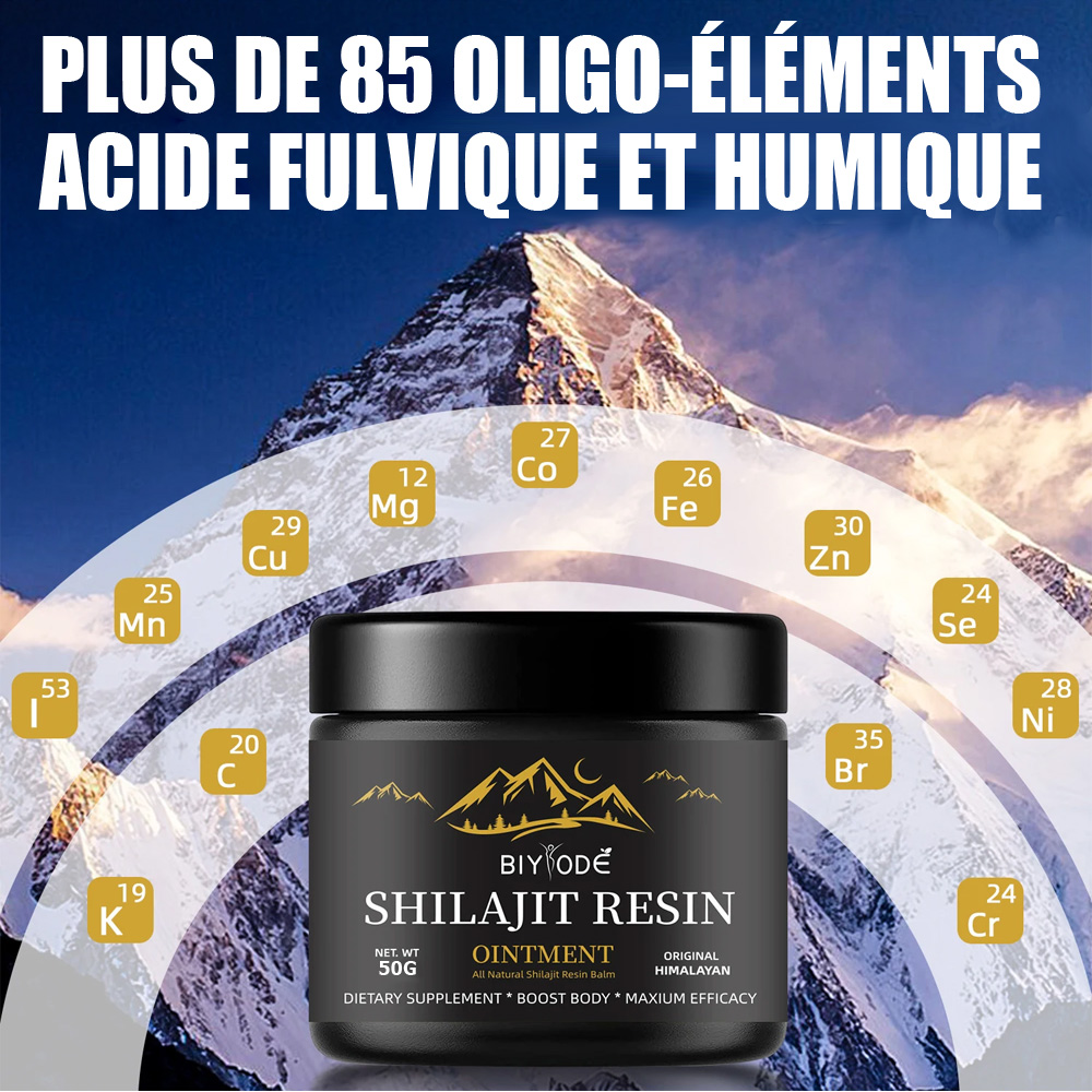 50g de pure résine Shilajit himalayenne organique