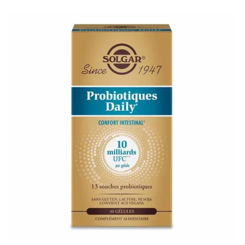 Solgar probiotique daily 30 gélules ugs 8000300439847