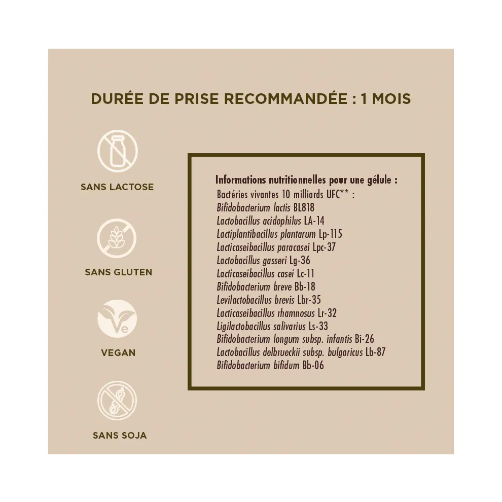 Solgar probiotique daily 30 gélules ugs 8000300439847